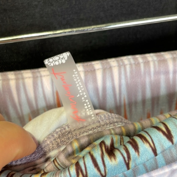 NWT FP Movement Pleats And Thank You Printed Skort - Sunspace Combo - Size Large - Picture 15 of 17